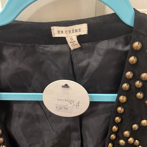 Black Fringed Vest - Picture 3 of 4